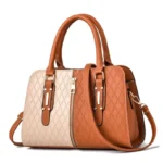Women Large Capacity Patchwork Luxury Shoulder Bag - Image 3