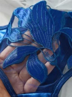 Dark Blue Ultra Thin Push-Up Lingerie Set - Image 5