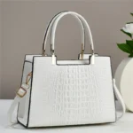 Crocodile Pattern Women Shoulder Crossbody Handbag - Image 2