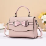 Elegant Butterfly KnotSmall Square Crossbody Handbag - Image 6
