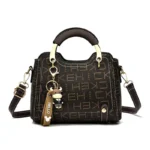 Small Square Designer Shoulder Crossbody Shell Handbag - Image 6