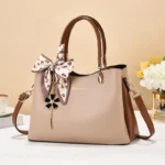 Women Solid Fashion Shoulder Crossbody Tote Handbag - Image 2
