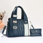 Luxury Embossed PU Leather Shoulder Crossbody Handbag - Image 3