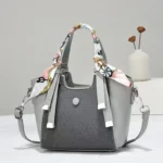 Women Casual Patchwork Crossbody Shoulder Handbag - Image 5