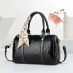 Elegant PU Leather Top-Handle Large Capacity Handbag - Image 2