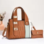 Luxury Embossed PU Leather Shoulder Crossbody Handbag - Image 6