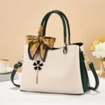 Women Solid Fashion Shoulder Crossbody Tote Handbag - Image 4