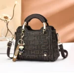Small Square Designer Shoulder Crossbody Shell Handbag - Image 5
