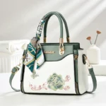 Luxury Embroidered Women Crossbody Shoulder Handbag