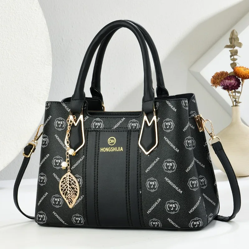 kf-S5354159a84f341e68b8717080aa04fabS Large Capacity Solid Leather Shoulder Crossbody Handbag - Image 1