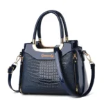Bright Leather Women’s Fashionable Shoulder Crossbody Bag - Image 4