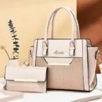 Luxury Patent Leather Patchwork Shoulder Handbag - Image 5