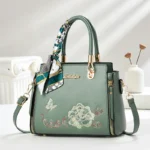 Luxury Embroidered Women Crossbody Shoulder Handbag - Image 3