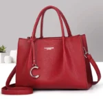 Crocodile Pattern Large Capacity Shoulder Crossbody Handbag