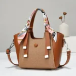 Women Casual Patchwork Crossbody Shoulder Handbag - Image 4