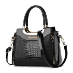 Bright Leather Women’s Fashionable Shoulder Crossbody Bag