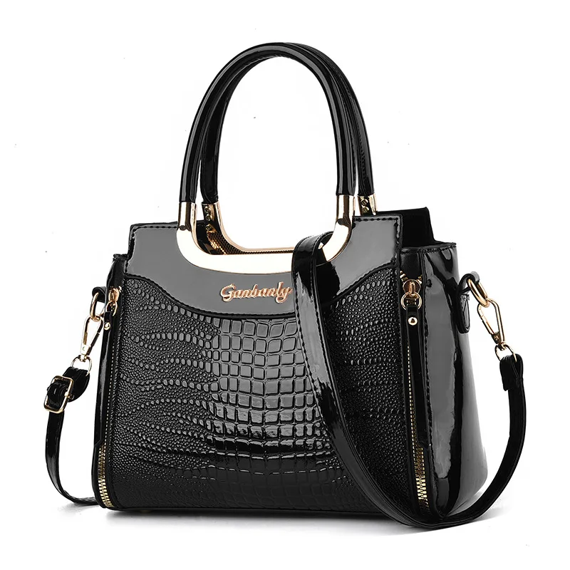 kf-S71bc272766694362be2d52e1172ae86cD Bright Leather Women’s Fashionable Shoulder Crossbody Bag - Image 1