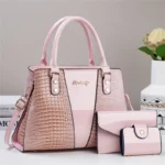 Women 3Piece Waterproof Large Capacity HandbagT Set - Image 5