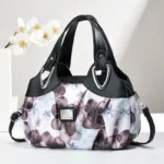 Retro Floral Women Shoulder Crossbody Tote Handbag - Image 6
