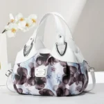 Retro Floral Women Shoulder Crossbody Tote Handbag - Image 2