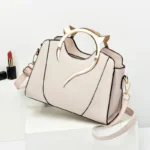 Women Solid Color Small Square Crossbody Shoulder Bag - Image 4