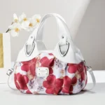 Retro Floral Women Shoulder Crossbody Tote Handbag