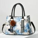 Floral Print Top-Handle Shoulder Crossbody Handbag