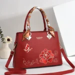 Women Embroidered Large Capacity Shoulder Crossbody Bag - Image 3