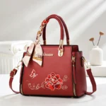 Luxury Embroidered Women Crossbody Shoulder Handbag - Image 2