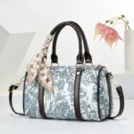 Elegant PU Leather Top-Handle Large Capacity Handbag