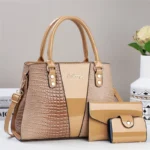 Women 3Piece Waterproof Large Capacity HandbagT Set - Image 6
