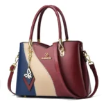 Three Color Large Capacity Shoulder Crossbody Bag - Image 3