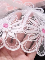 Elegant White Floral Lace Ultra-Thin Lingerie Set - Image 5