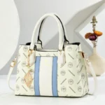 Large Capacity Solid Leather Shoulder Crossbody Handbag - Image 4