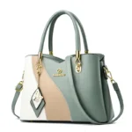 Three Color Large Capacity Shoulder Crossbody Bag - Image 2