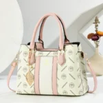 Large Capacity Solid Leather Shoulder Crossbody Handbag - Image 3