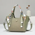 Women Casual Patchwork Crossbody Shoulder Handbag - Image 3