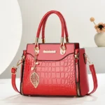 Crocodile Pattern Large Capacity Shoulder Crossbody Handbag