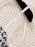 White Floral Embroidered Ultra Thin Lingerie Set - Image 4