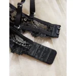 Red Lace Embroidered Push-Up Lingerie Set - Image 5